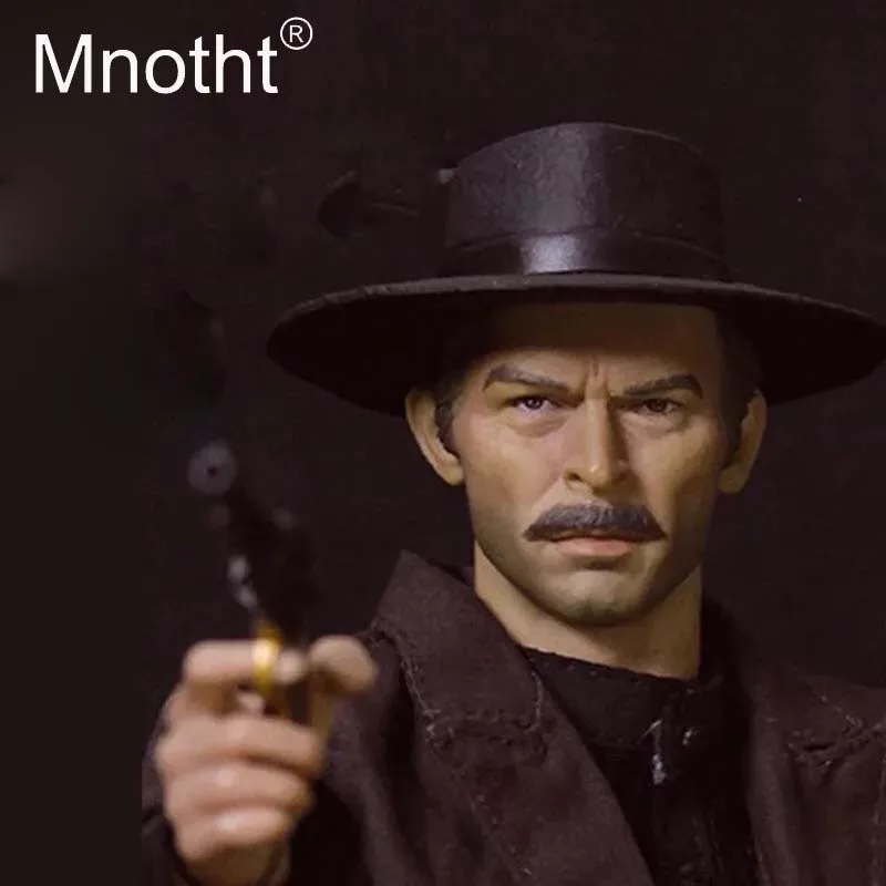 Хороший плохой и уродливый 1:6 пел загар лепка модель мужской солдат голова