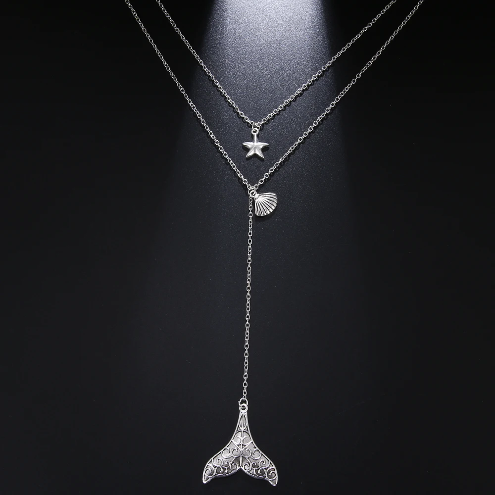 UMKA новый дизайн в стиле бохо пляжные Подвески виде морской звезды ракушки