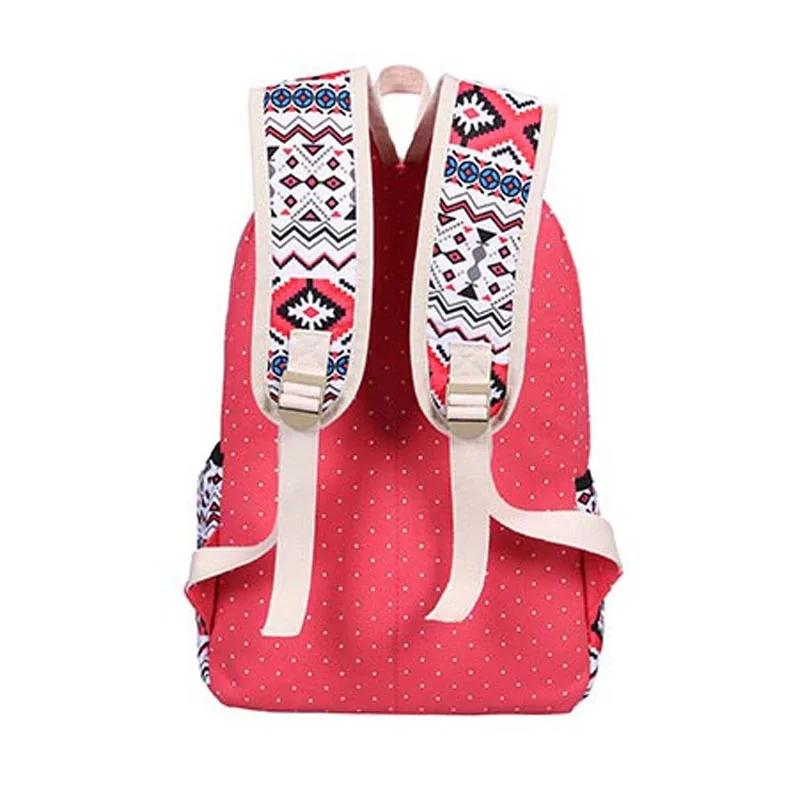Холщовый рюкзак для женщин розовая школьная сумка подростков девочек