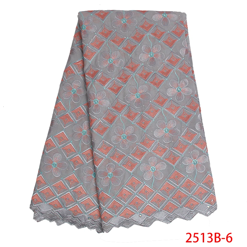 2019 Lace Fabric Swiss Voile In Switzerland 100% Cotton Laces For Nigeria Wedding Dress GD2513B-3 | Дом и сад