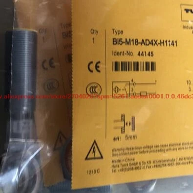 

BI5-M18-AD4X-H1141 proximity switch plug type DC two-wire normally open waterproof sensor