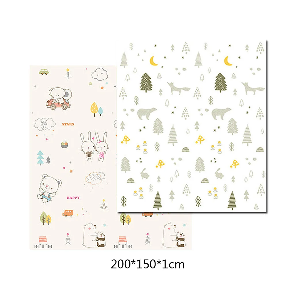 Портативный детский коврик складной для лазания игровой из пенопласта XPE