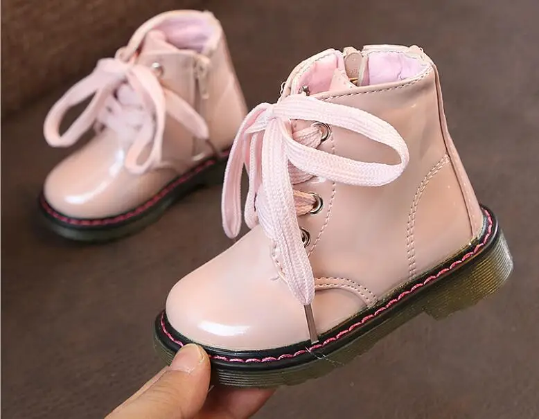 

Winter and autumn Children classic Boots PU Waterproof Boys Shoes Fashion Girls Princess Boots Baby Kids Snow Boots size 21-30