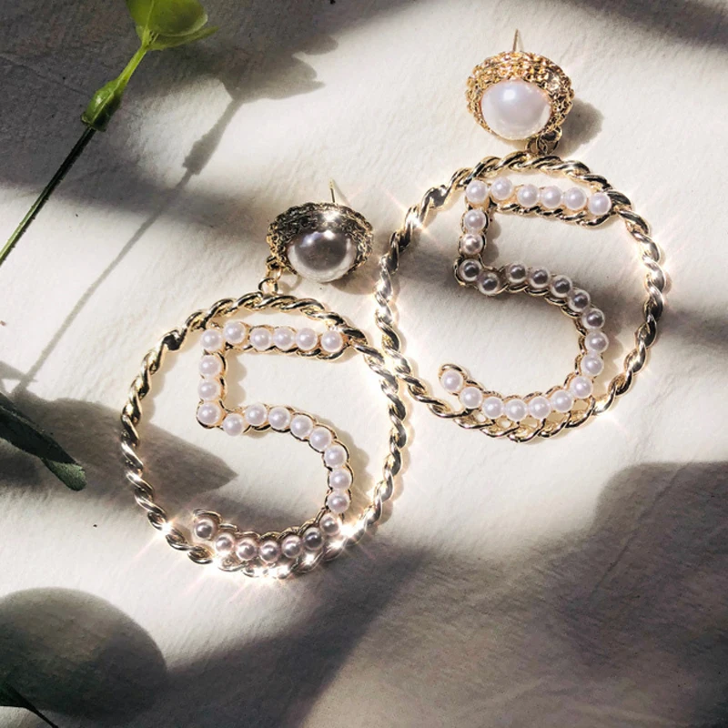 Роскошный дизайн серьги гвоздики в виде капель с кристаллами форме Для женщин