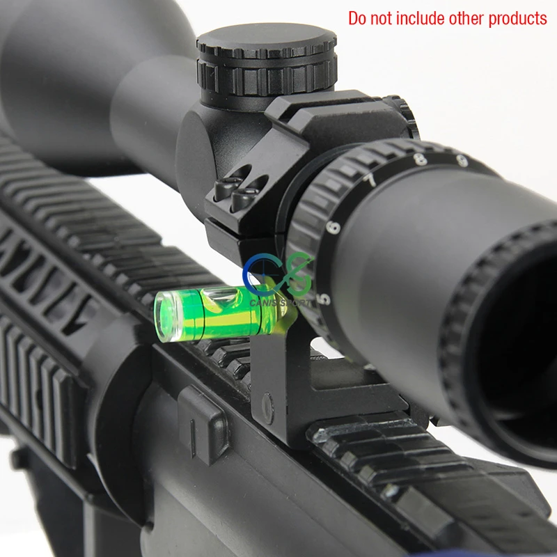 

PPT 25.4mm-30mm Ring with Bubble Level with Side 21.2mm Rai Black Color Scope Mount gs24-0206