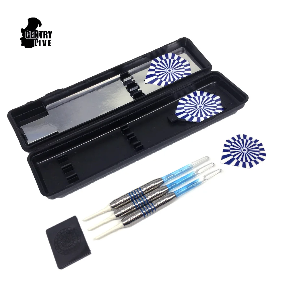 Cheap soft tip iron barrel darts tungsten color and blue dart for electronic Discount Factory hot sale metal set | Спорт и