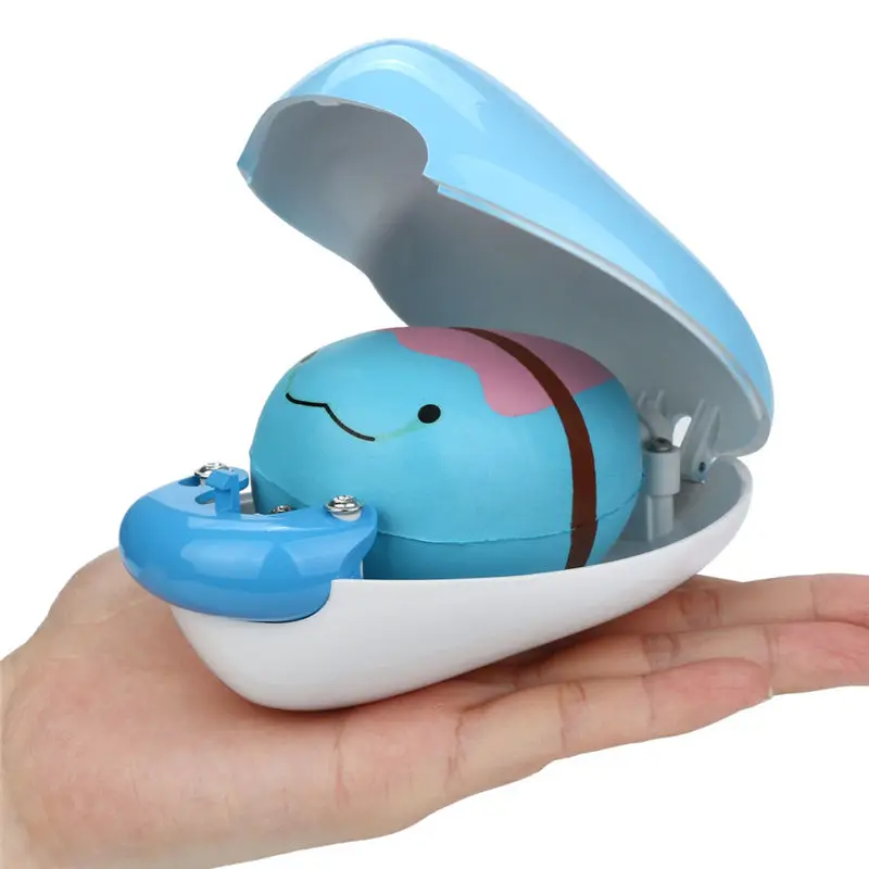 Blue Милый кавайный мягкий горох коробка медленно поднимающаяся коллекция игрушка-Антистресс игрушка стресс рельефный Декор забавная игрушка для chirdren#20 - Цвет: Blue