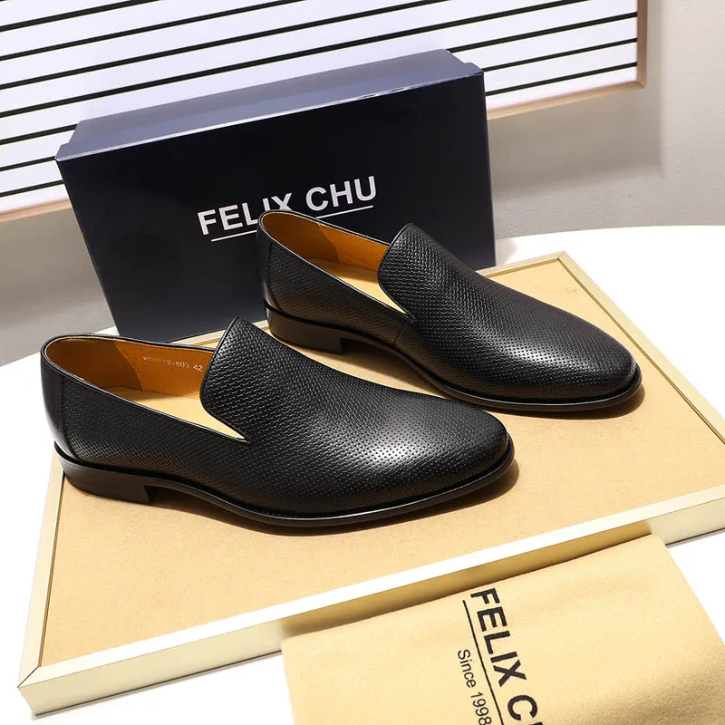 Brand High Quality Men Loafers Shoes Casual Business Leather for Slip On Pointed Toe Dress Wedding Party | Обувь