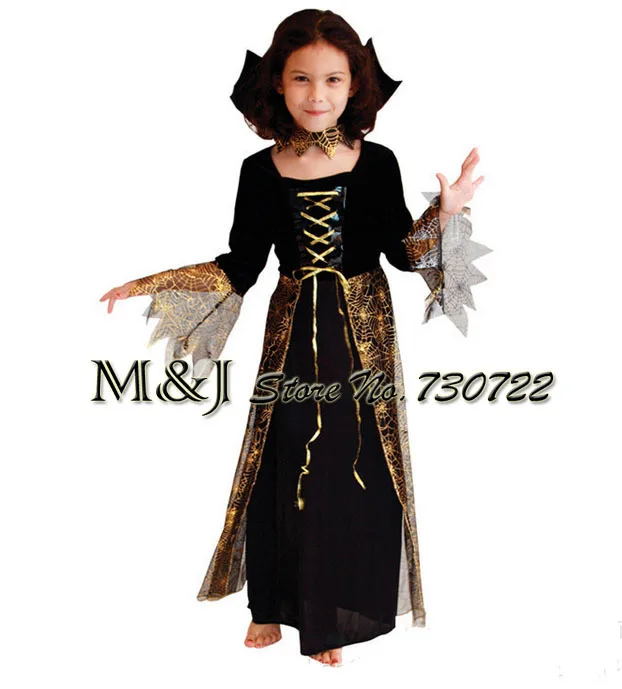 Бесплатная доставка! Необычный красивый костюм ведьмы-паука ведьмы карнавальные