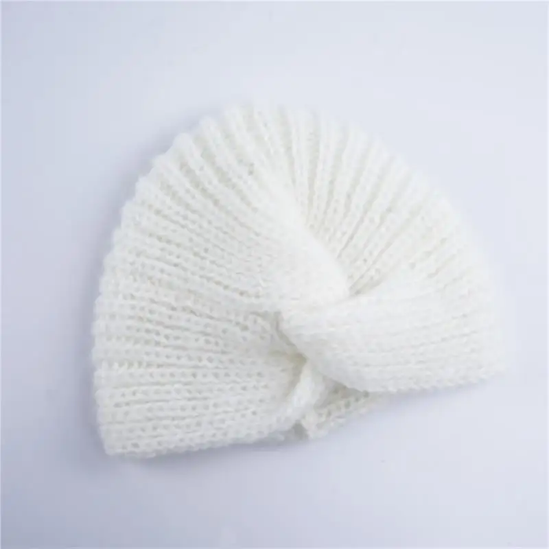 Модная осенне-зимняя женская теплая мешковатая шерстяная шапка однотонная