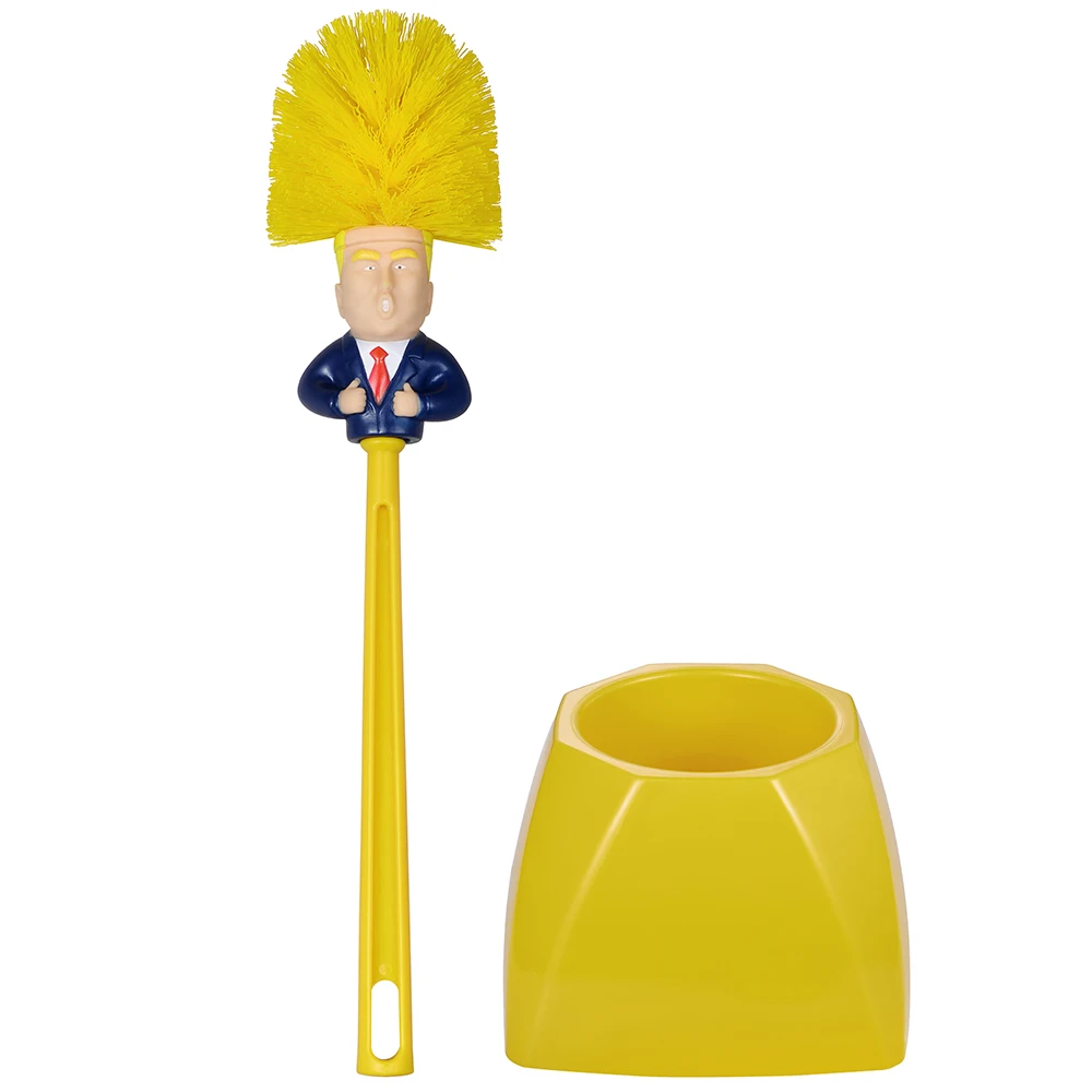 Дональд TrumpToilet щетка президент креативный Трамп пластиковая для унитаза с чашей