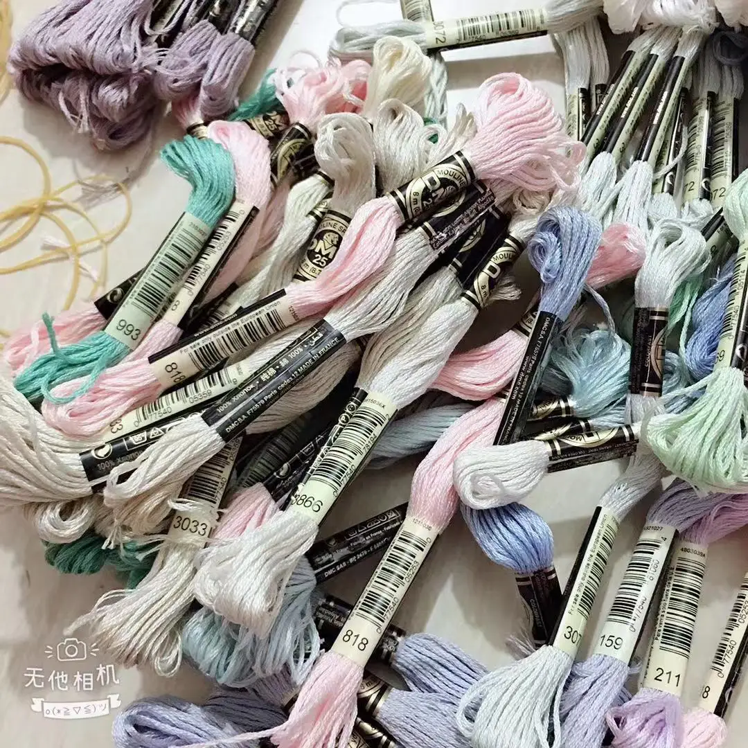 5pcs/lot DMC thread a little dirty for cross stitch fabric floss DIY handmade needlework embroidery craft | Дом и сад