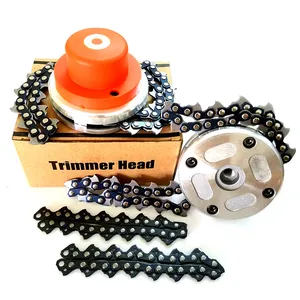 Новая цепная газонокосилка, головка газонокосилки, цепной кусторез для сада, запчасти для газонокосилки, для триммера, садовые инструменты