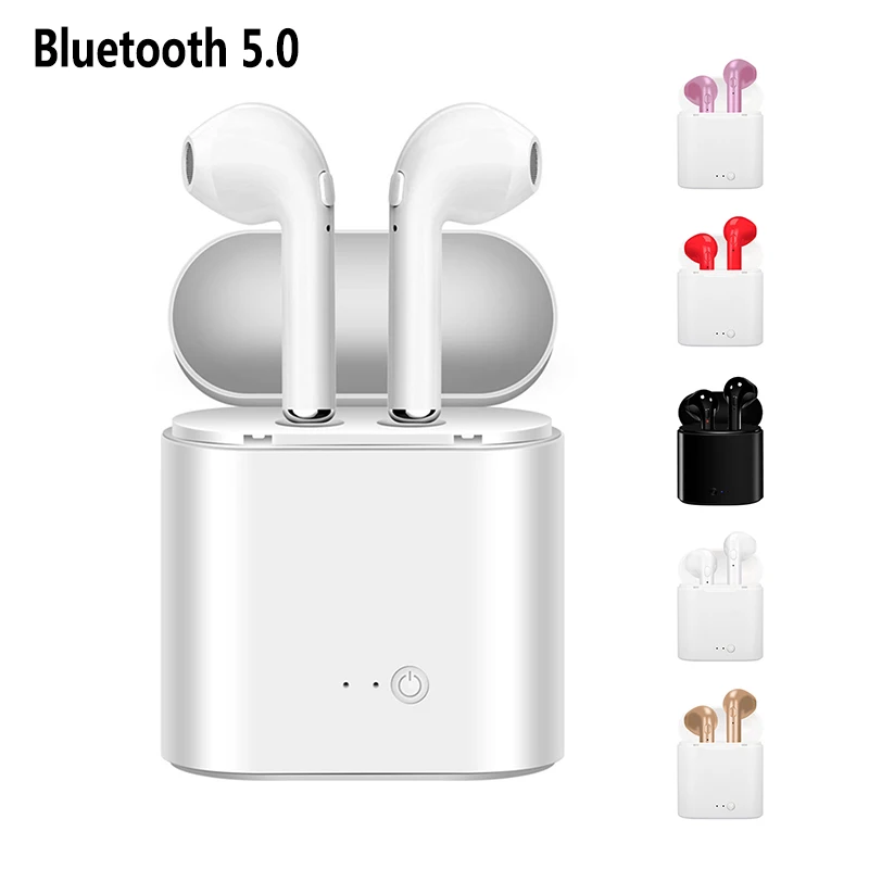 I7s Tws Bluetooth наушники Телефон Bluetooth беспроводная гарнитура Мини наушники с зарядным устройством наушники для IOS Android DMM