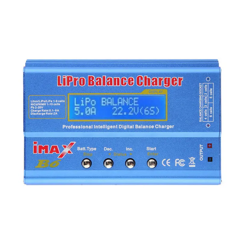 Высокое качество iMAX B6 Lipo NiMh Li-Ion Ni-Cd RC батарея баланс цифровой зарядное устройство
