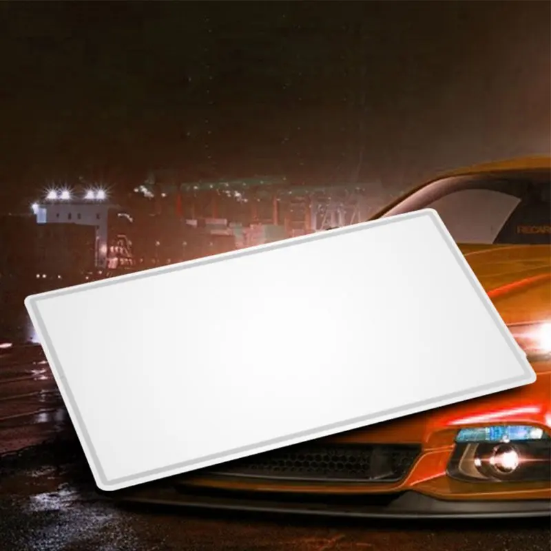 Car Interior Mirror Sticky Adhesive Back Stainless Steel Visor Decorative Makeup Cosmetic Mirrors|Водительские очки| |