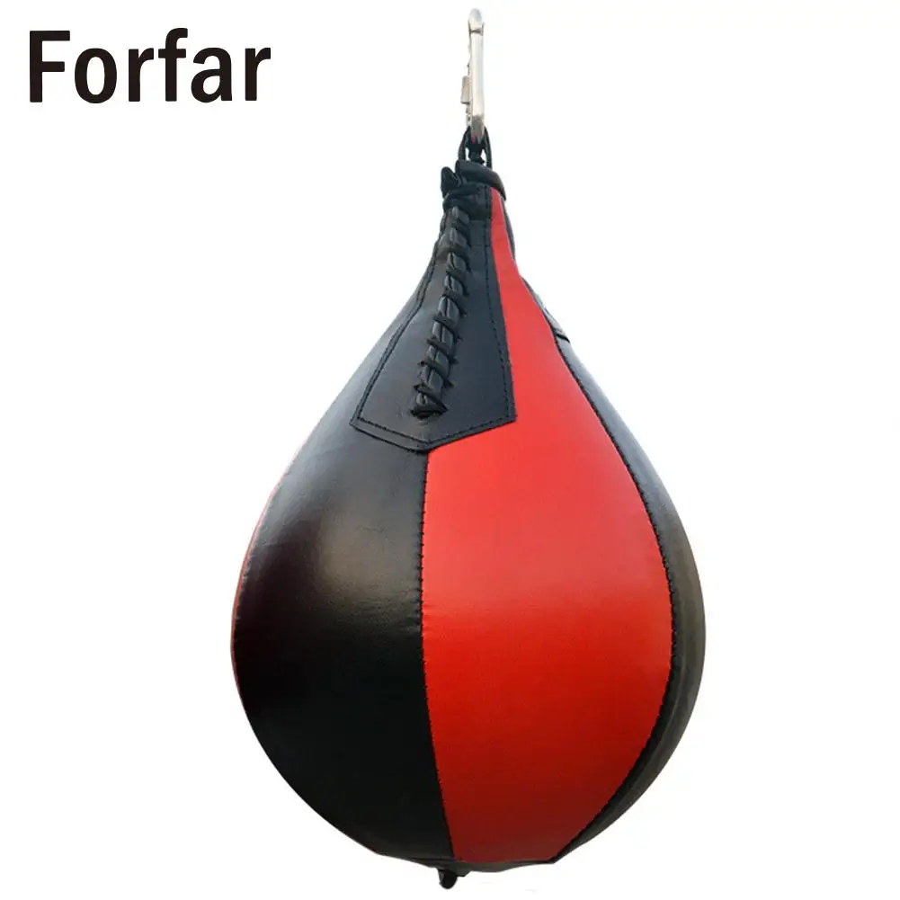 Boxing Pear PU Swivel Punch Bag Punching Exercise Speedball Speed Fitness Ball | Спорт и развлечения