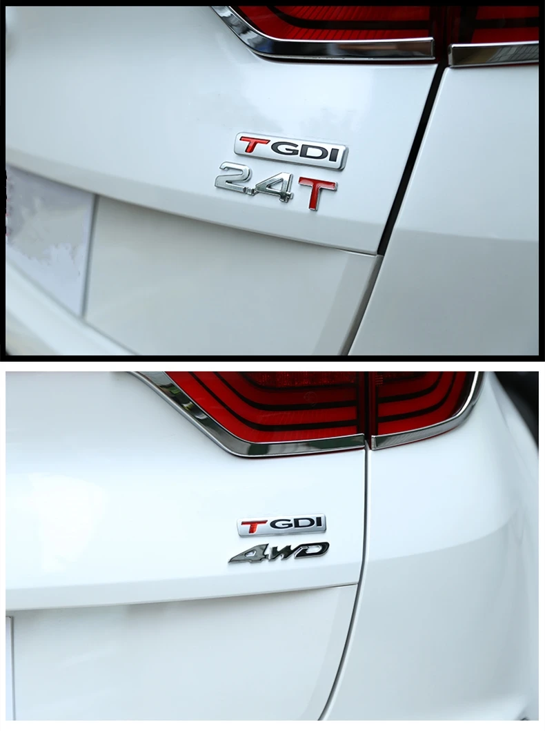 Автомобильный Стандарт смещения Цифровой хвост 3D твердый металл 4wd1. 6t 2,0 t 2,4 T внешние аксессуары для kia sportage 3
