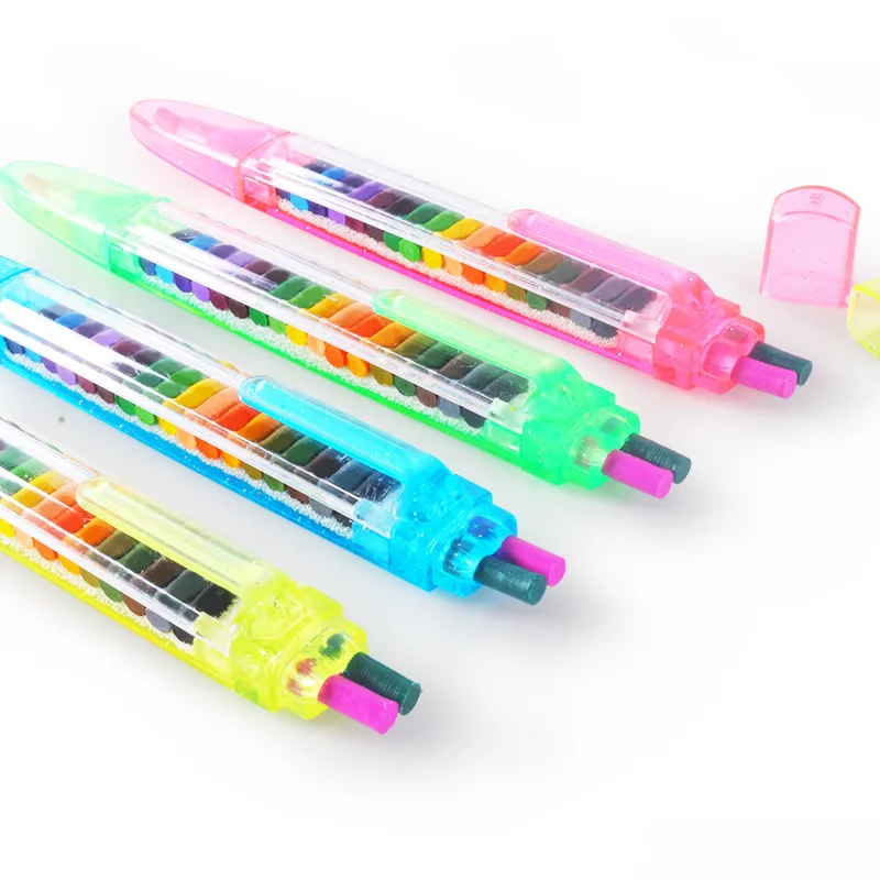 

20 colors/pcs Cute Kawaii Crayons Oil Pastel Creative Colored Graffiti Pen For Kids Painting Drawing Supplies Student Stationery