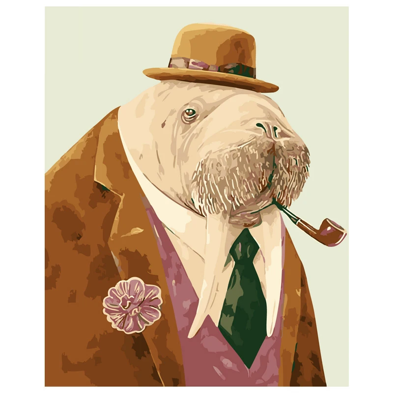 Картина без рамы по номерам цифровая картина маслом на холсте романтичная 40x50 см