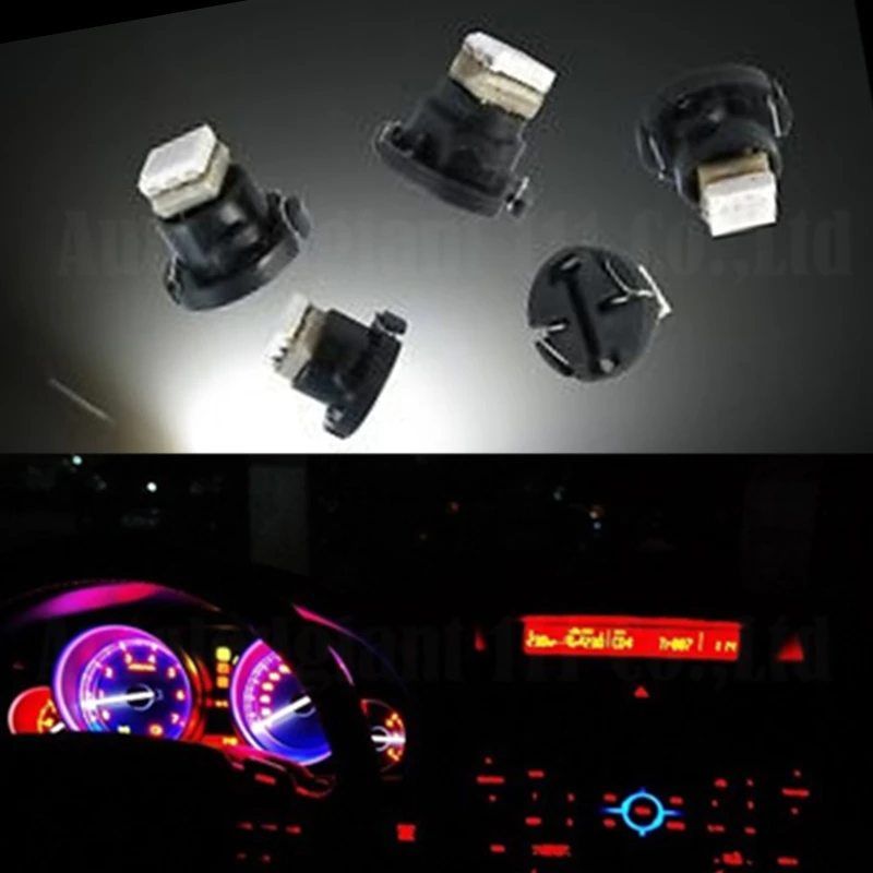 WLJH 10 шт. T3 Led Neo инструмент: клин приборной панели A/C светильник с климатическим