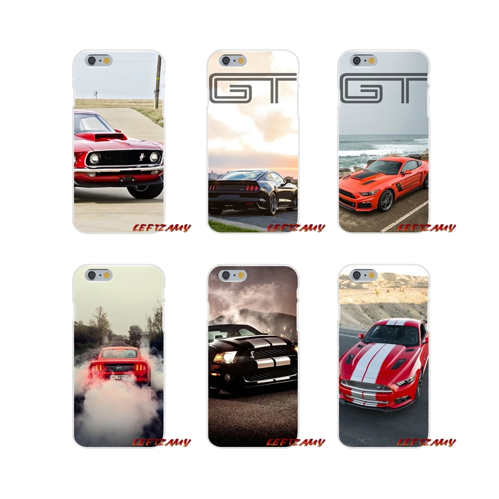 Прозрачные чехлы из ТПУ для Samsung Galaxy A5 A6S A7 A8 A9S Star J4 J6 J7 J8 Prime Plus 2018 Мода Ford Mustang