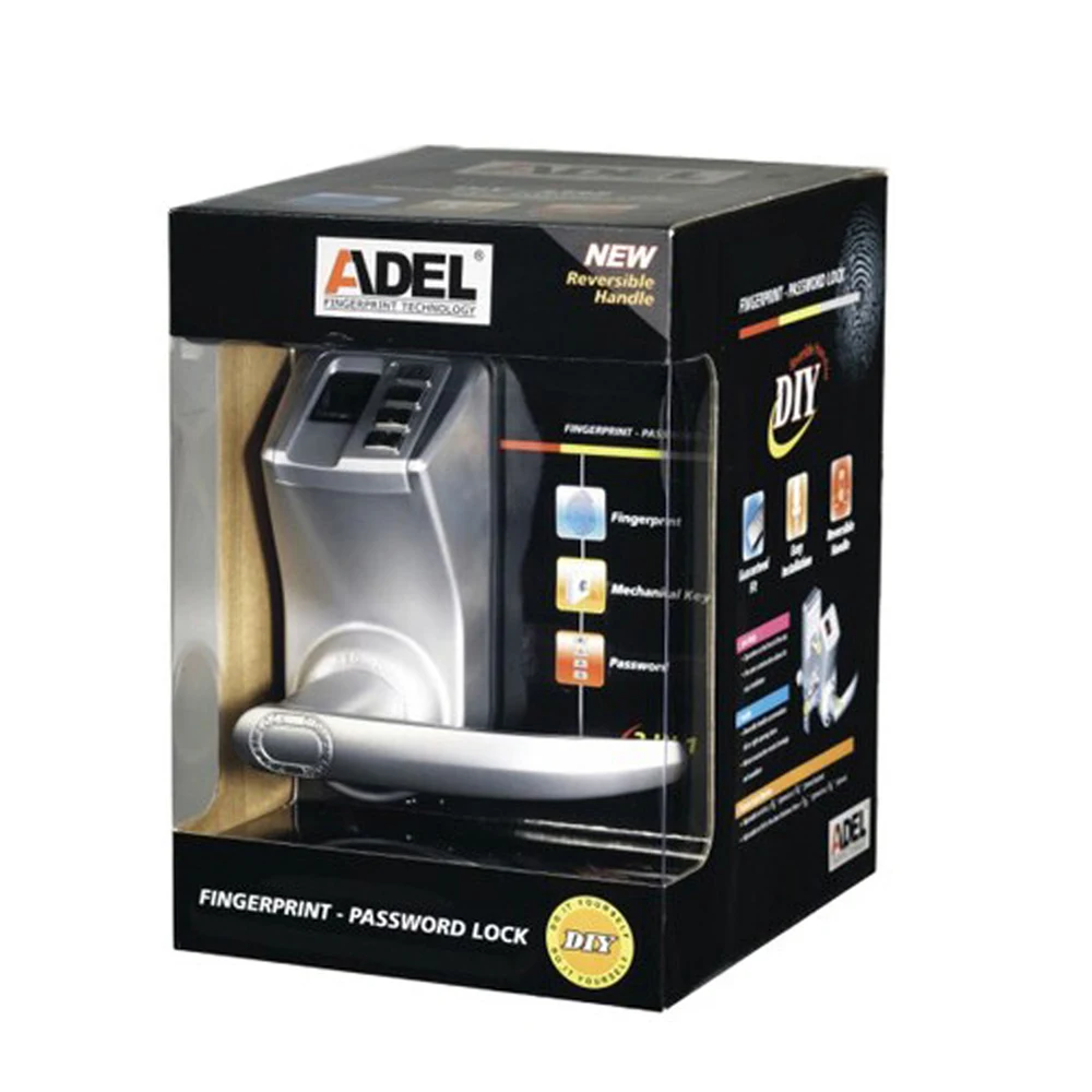 3 в 1 биометрический дверной замок с идентификацией по отпечатку пальца Adel 3398 +