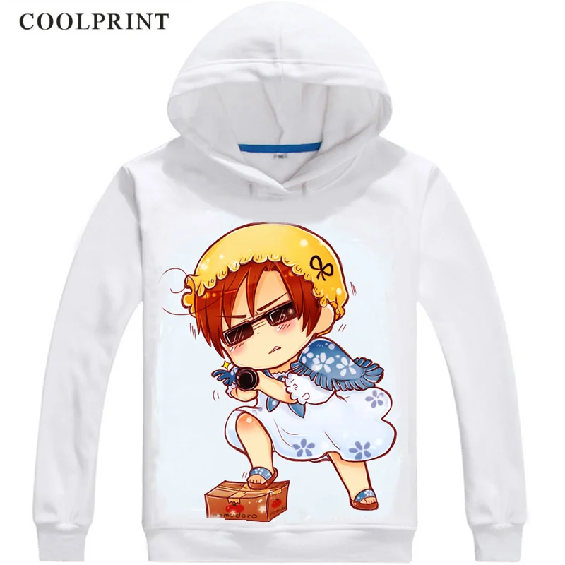 Южная Италия Brothers Lovino Vargas мужские толстовки с капюшоном Axis Powers Hetalia Мужская толстовка уличная Аниме Толстовка с капюшоном с принтом - Цвет: Золотой
