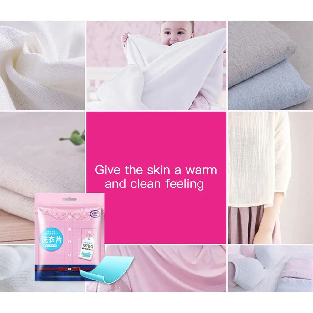 20 шт. таблетки для белья с натуральным ароматом анти покраска жидкая бумага