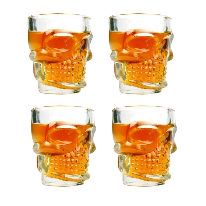 Набор хрустальных стеклянных чашек для водки 4 шт.|vodka cup|crystal glass cupglass cup |