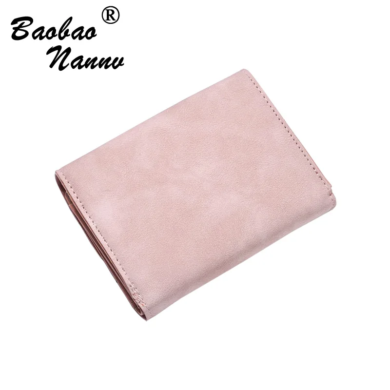 Последние прекрасный кожа короткий женский кошелек мода для девочек изменить