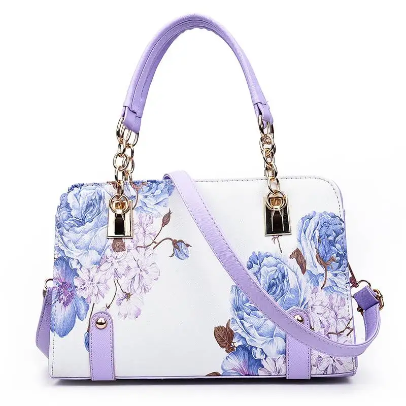 purple L Litthing, женские большие Сумки из искусственной кожи с верхней ручкой, композитные сумки-мессенджеры, женские кошельки, сумки для ключей через плечо, наборы - Цвет: purple L