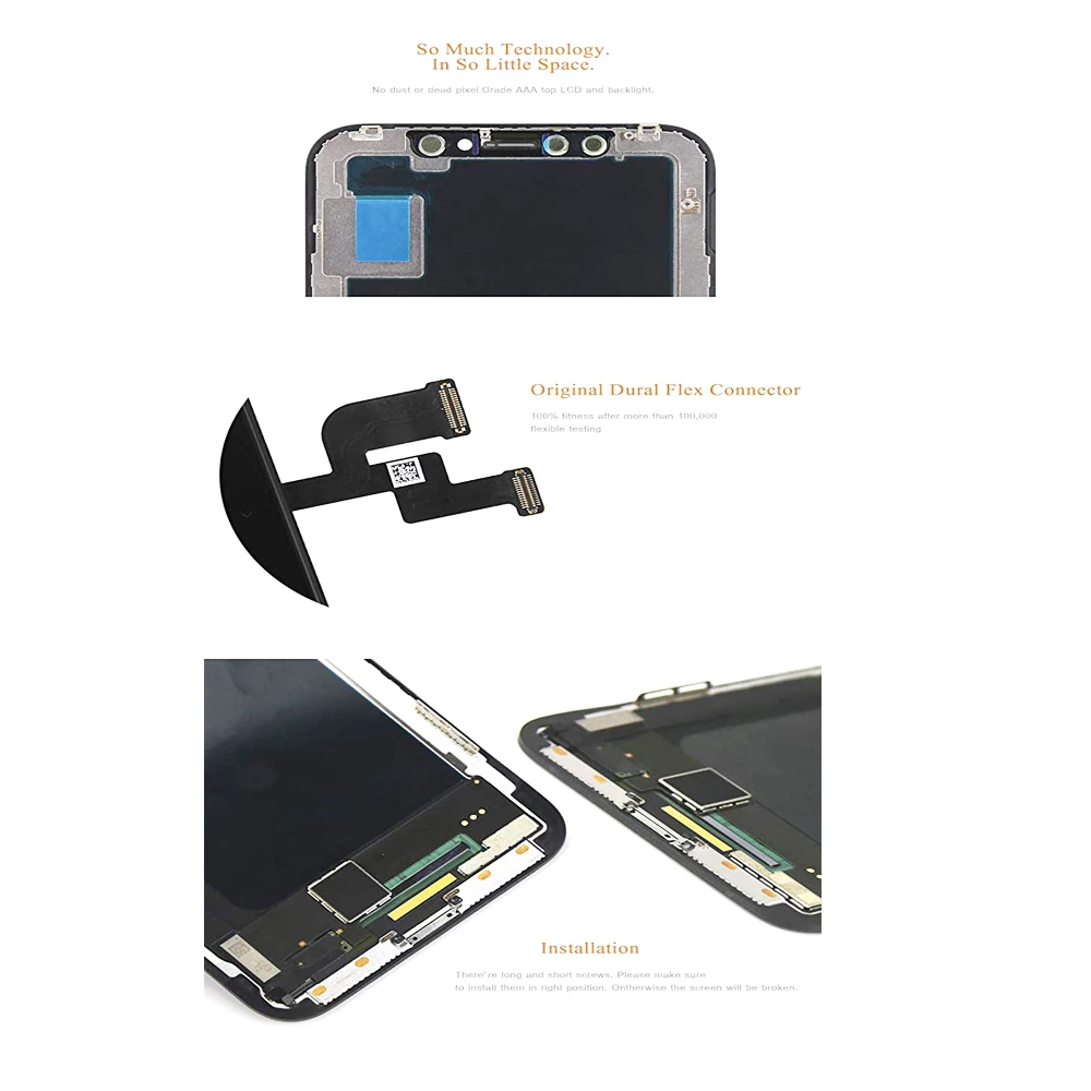 Sinbeda AAAA высокое качество ЖК экран OEM OLED для iPhone X XS MAX XR дисплей сенсорный сборка