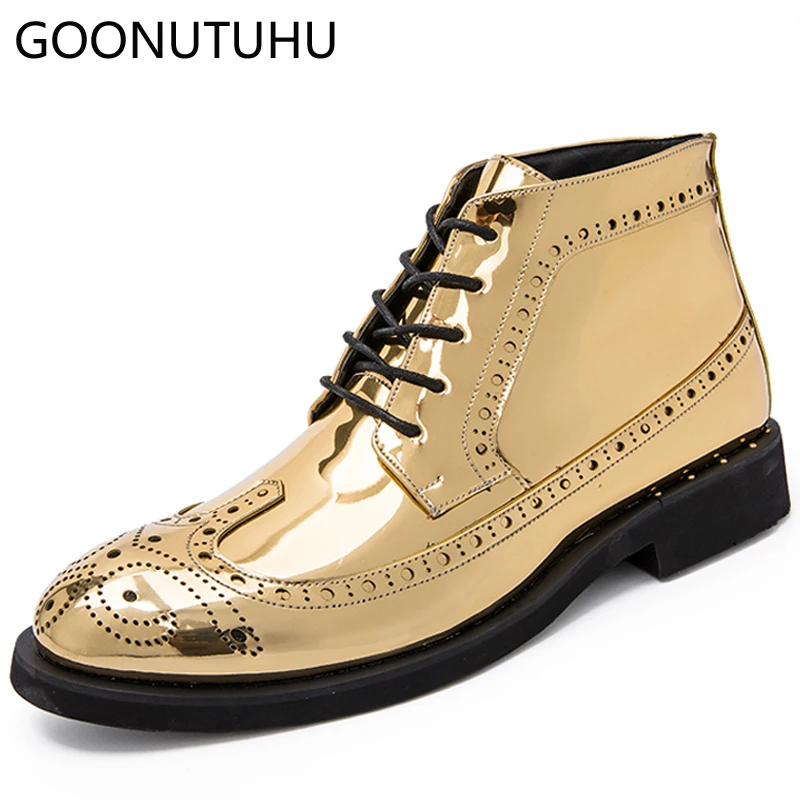 2019 fashion men's boots leather military shoes male boot army security shoe man plush size working cowboy ankle for men |