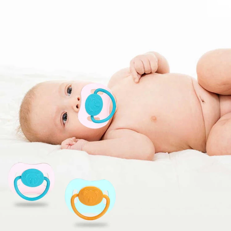 Новая модная детская пустышка с динамичным соской Pacific полупрозрачная