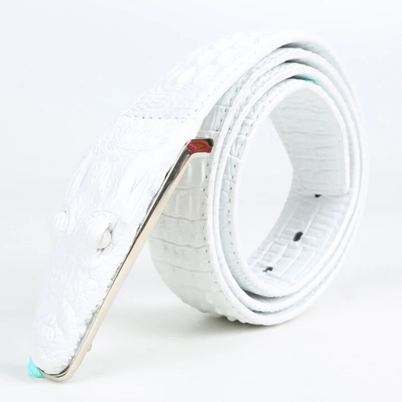 Новинка 1 шт. модный мужской ремень с узором крокодиловая кожа деловой