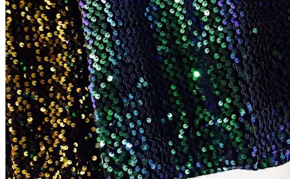 Летнее модное женское платье в стиле пэчворк с коротким рукавом и блестками