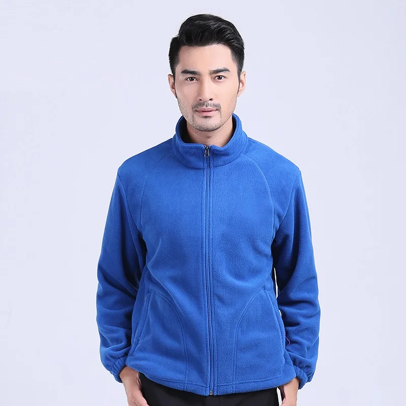 Кемпинг на открытом воздухе утолщение спортивный кардиган флис мужская флисовая