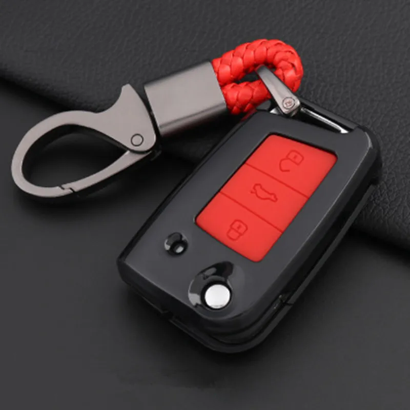 Чехол для ключей из углеродного волокна чехол VW Golf 7 mk7 Skoda Octavia A7 Новый от Polo