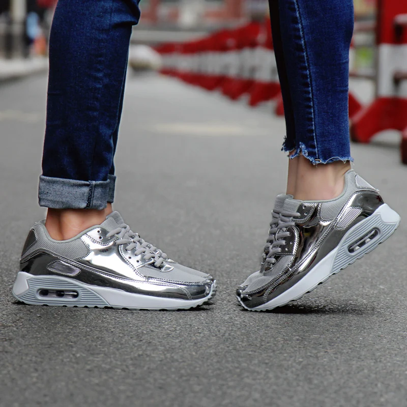 Для женщин кроссовки Спорт Демисезонный кроссовки для человека Air Sole амортизации спортивной обуви для уличные спортивные в стиле унисекс кроссовки