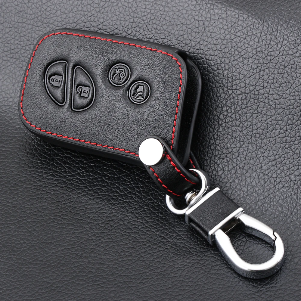 Чехол для автомобильного ключа из натуральной кожи с 4 кнопками чехол Lexus CT200h ES 300h