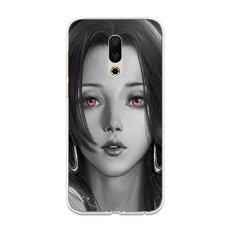 Сплошной силиконовый чехол для телефона защитный Fundas Meizu 15 16 Lite Plus 16X Note 8 Pro 6 7X8 U10 U20