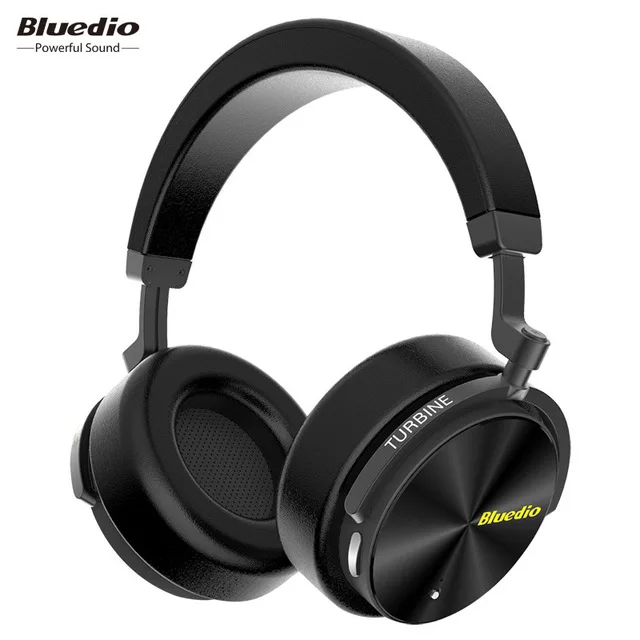 100% Оригинальные Bluedio T5 наушники беспроводная bluetooth-гарнитура портативные с