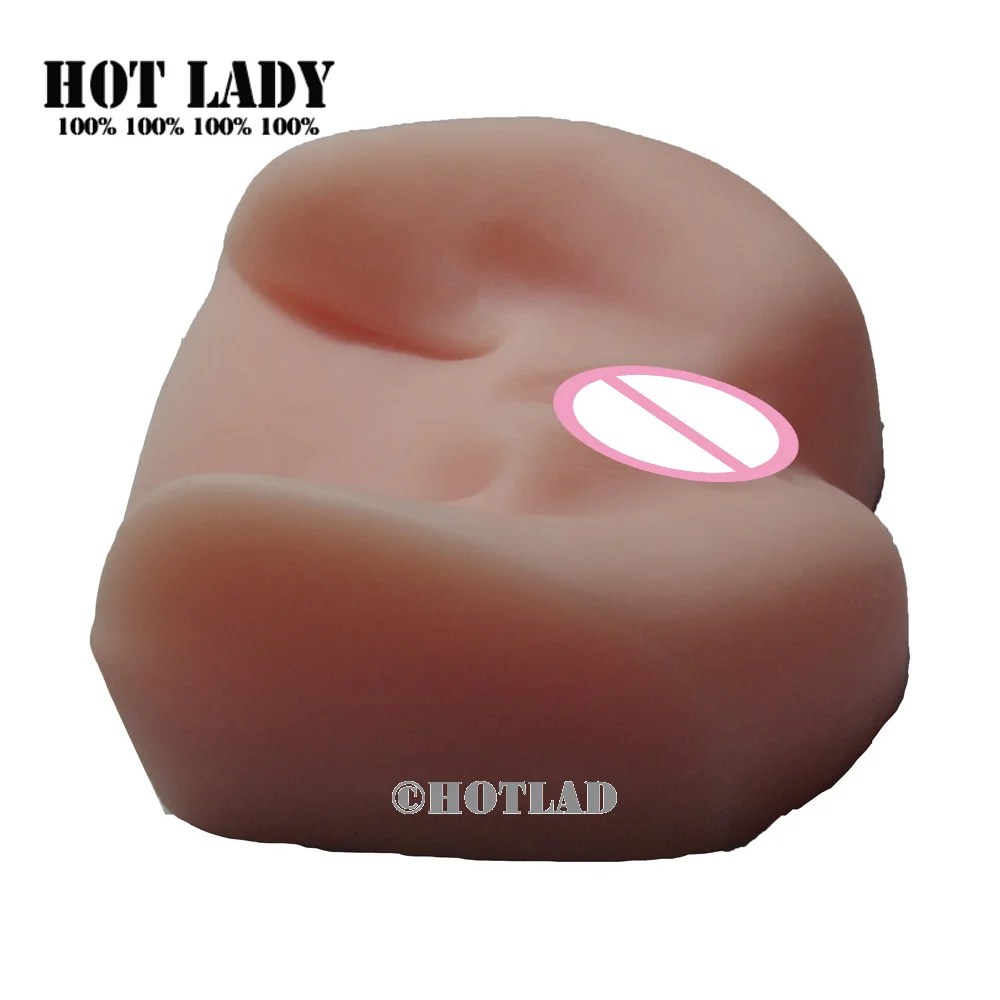 Настоящая силиконовая вагина с анусом секс-куклы мягкая и глубокая Вагина
