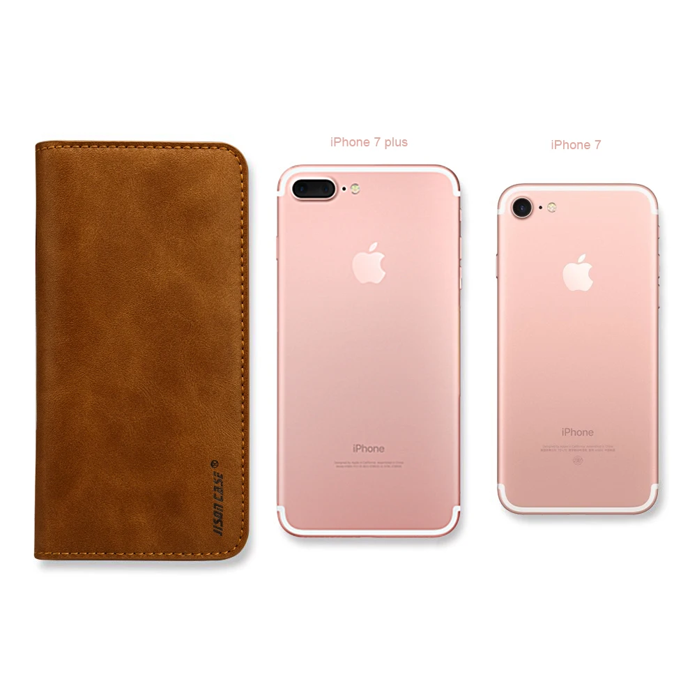 Jisoncase Роскошный кожаный бумажник чехол для iPhone X 8 7 плюс 6 S Plus телефон мешок магнит