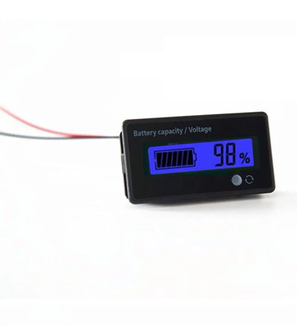 Многофункциональный датчик емкости аккумулятора 12 В с ЖК-дисплеем измеритель