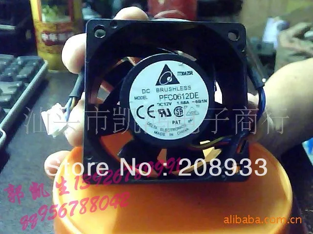 Супер ветреный Вентилятор Для Delta 6038 6 см PFC0612DE с поддержкой PWM + охлаждающий