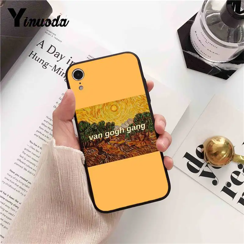 Чехол для телефона Yinuoda с рисунком Дэвида Ван Гога Моны Лизы iPhone 8 7 6 6S 6Plus X XS MAX 5 5S SE