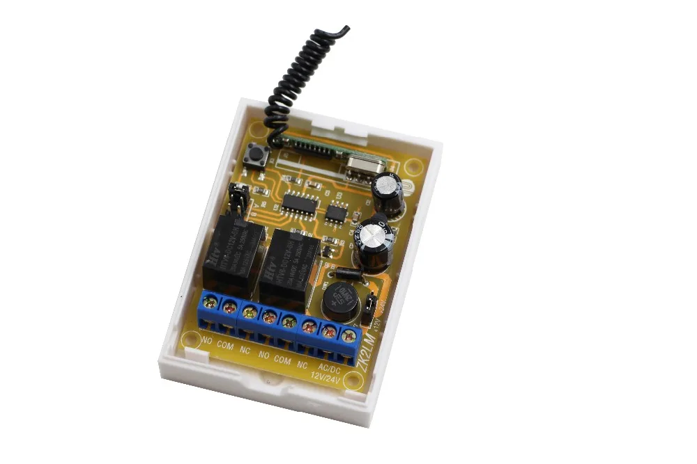 Новый продукт DC12V 24V 315Mhz 433Mhz 2 CH RF беспроводной пульт дистанционного управления