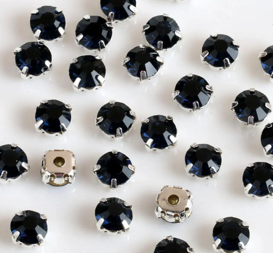 4 мм-8 мм блестящие цвета Монтаны для самостоятельного пришивания стразы с